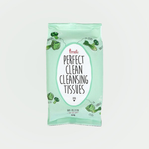 Lingettes nettoyantes quotidiennes Glow Skin Care Prreti Korean Perfect Clean, 30 feuilles, fabriquées en Corée, nettoyant visage. - Product Image 3