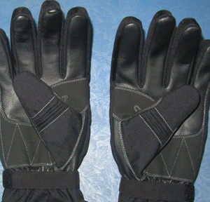 Gants de moto en cuir Kadia, gants de sport d'extérieur, imperméables, antidérapants, protection hivernale, avec protection rigide pour les articulations. - Product Image 4