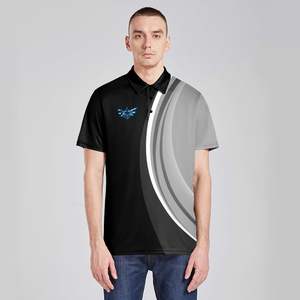 Poliéster personalizable de primera calidad para Polo Tamaño XL Patrón sólido Diseño bordado Colores vibrantes Spandex personalizado - Product Image 1