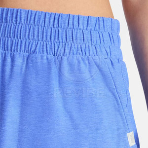 Shorts Deportivos de Cintura Alta para Mujer, Transpirables, Ecológicos, Flexibles, Cómodos y Duraderos, de Spandex/Poliéster - Product Image 6