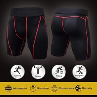 Shorts de compression pour hommes, collants de base à séchage rapide, sous-vêtements de sport pour le cyclisme, respirants et à séchage rapide