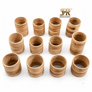 Pulseras de Madera Finas y Modernas, Hechas a Mano, de Madera Natural, Ligeras, Rústicas, Accesorios de Joyería para Fiestas, Venta al Por Mayor, Personalizadas para Mujer - Product Image 3