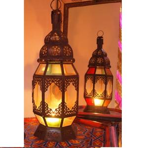 Portavelas Decorativo para Bodas, Grabado a Mano, Acabado Brillante, Linterna Metálica para Velas, Acabado Dorado - Product Image 6