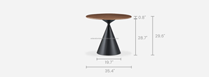 Minimalist <b>Wooden</b> <b>Round</b> <b>Dining</b> <b>Table</b> Set for Home Apartment Contemporary Villa Hotel School Park <b>Dining</b> Rooms Furniture - Product Image 6