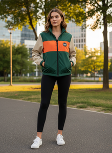 Custom Men Color Block Windbreaker Jacket Lightweight Waterproof Outdoor Sportswear Patchwork Zip Up Streetwear Casual Wind Coat - Product Image 5
