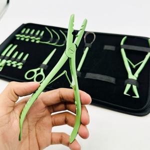 ชุดเครื่องมือต่อผมเคลือบผงสีเขียวมะนาวพร้อมฉลากส่วนตัวที่กำหนดเองได้รับการยอมรับ - Product Image 2