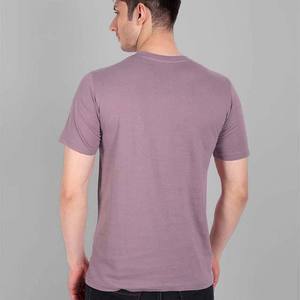 Camiseta Premium de Algodón para Hombre, Cuello Redondo, Manga Corta, Corte Regular, Transpirable, Lisa, Informal, Holgada, con Logotipo Personalizado, Venta al Por Mayor de Fábrica - Product Image 3