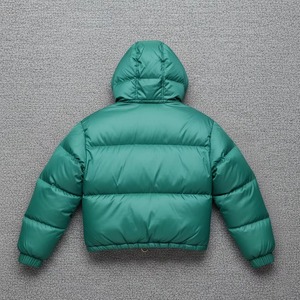 Chaqueta Bomber de Invierno de Diseño Personalizado de Alta Calidad, Cortavientos, Impermeable, con Cierre, con Capucha, Cálida y Antibacteriana para Hombre - Product Image 3