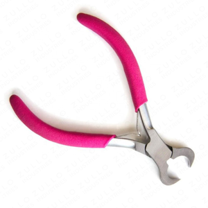 Pince à perles pour extensions capillaires robuste avec poignée en caoutchouc, kit d'outils pour micro-anneaux, logo personnalisé, fabricant en gros - Product Image 4