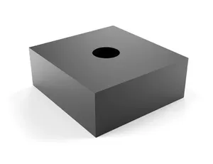 Precision Shredder <b>Block</b> Blade 34x34x20mm Tungsten Carbide Tipped Rotor Tooth for High-Stability Abrasive <b>Plastic</b> Recycling - Product Image 2