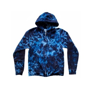 Sweat à capuche court pour homme en molleton de coton ciré noir délavé à l'acide, 2 tons de couleur, 500 GSM, tricoté, hiver, avec logo OEM - Product Image 6