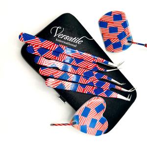 แหนบต่อขนตาแบบปลายแหลมเคลือบด้วยกระดาษแหนบต่อขนตาแบบคงทนทำจากสเตนเลสแบบญี่ปุ่นโลโก้ตามสั่ง - Product Image 4