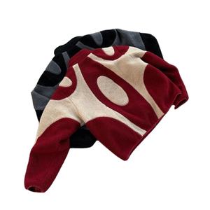 Vestes en polaire sherpa, fermeture éclair en laine, imprimé à motifs, veste d'hiver respirante, sans couture, coton et polyester, veste pour homme - Product Image 4