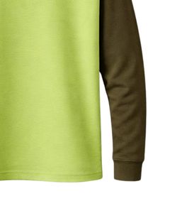 Camiseta de Manga Larga Raglán Personalizada para Hombre, Cuello Redondo, Algodón y Poliéster, Estilo Casual con Mangas en Contraste, Tipo Béisbol, Suministro OEM - Product Image 6