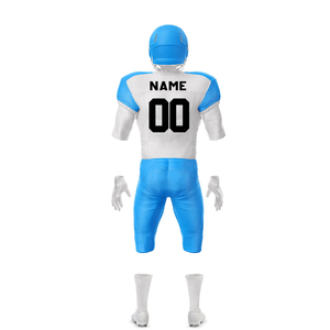 Uniforme de football américain respirant de haute qualité en gros, personnalisable avec broderie du nom de l'équipe, kit d'entraînement et de match pour club universitaire - Product Image 4