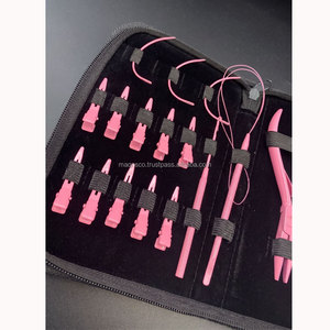Hot <b>Pink</b> Stainless Steel Wholesale Hair Extension <b>Tools</b> <b>Kit</b>/Custom Logo Top Quality Hot Selling Hair Extension Pliers - Product Image 3