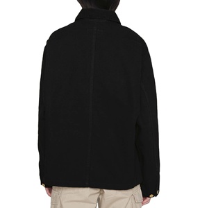 เสื้อแจ็คเก็ตผู้ชายคุณภาพสูง ปกคอพับ ซิปด้านหน้า ผ้าฝ้ายทนทาน เสื้อโค้ทสำหรับทำงาน เสื้อแจ็คเก็ตหนาสำหรับฤดูหนาวสำหรับผู้ชาย - Product Image 3