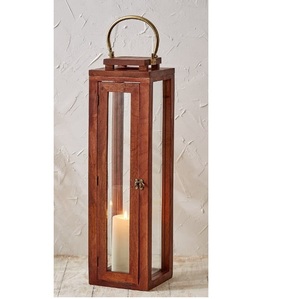 Lanterne décorative en métal sculptée à la main, élégante, pour mariage et fêtes de Noël, porte-bougie décoratif - Product Image 2