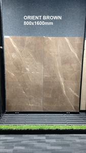 Azulejo Vitrificado Esmaltado (GVT / PGVT) 800 x 1600 mm Aprox. Losas de porcelana de mármol negro de 32 x 64 pulgadas, grosor de 9 mm y 12 mm - Product Image 5