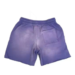 Shorts de Cintura Alta para Mujer, Lavado Ácido, 100% Algodón, Vintage, Transpirables, de Secado Rápido, Ecológicos, con Cintura Elástica, para Uso Diario - Product Image 4