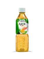 500ml Natuurlijke Aloë Vera Mango Smaak Sap Drank Geperste Fruit Groothandel Aangepaste Etiket Drank PET Fles Fabrikant