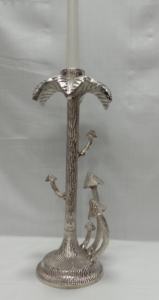 Portavelas Cónico de Metal con Diseño de Palmera Hecho a Mano, Decoración Moderna para el Hogar al Mejor Precio - Product Image 4