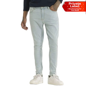 Pantalon cargo en jean premium pour l'extérieur, durable, pour le travail, OEM, personnalisé, délavé, style vintage, utilitaire - Product Image 1