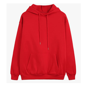 Sudadera con Capucha Unisex Extra Grande, Color Amarillo Sólido, Forro Polar, Estilo Casual de Invierno, Corte Regular, Diseño con Bolsillos, Tejido Transpirable - Product Image 3