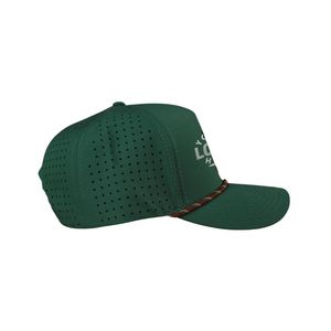 Casquette de golf respirante perforée au laser à 5 panneaux avec cordon personnalisé et bande de couture intérieure pour le voyage et le sport - Product Image 3