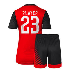 Conjunto de Uniforme de Fútbol Personalizado Negro Rosa con Estampado Geométrico, Cuello en V, Nuevo y Moderno, Uniformes de Fútbol Transpirables Sublimados para Mujer - Product Image 6