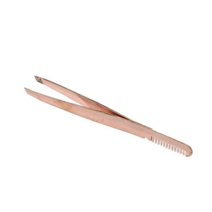 Le meilleur pour les professionnels : peigne avec pince à épiler pour sourcils, équipement de beauté professionnel, fabricants de marques privées avec faible MOQ - Product Image 3