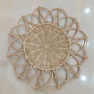 Assiettes en rotin naturel | Décorations de table écologiques | Mariage et fête Vietnam Export - Product Image 1