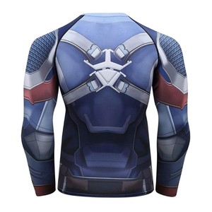 Sublimation Printed <b>Rash</b> <b>Guard</b> Full Sleeve Men Quick Dry Compression Shirt Adult Long Sleeve Top <b>MMA</b> <b>rash</b> <b>guard</b> - Product Image 5