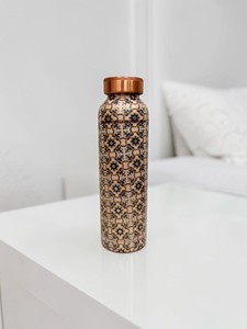 Botella de bebida Artesanal Herencia del Ocio del Hombre de Indian exports international. (Cobre puro certificado) - Product Image 1