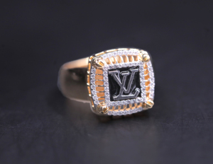 Anillo de banda de burbujas Full Eternity GRA 925 chapado en rodio con moissanita, joyería moderna para hombre - Product Image 5
