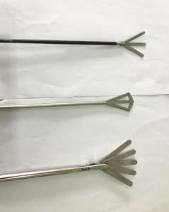 Ensemble de 5 rétracteurs manuels laparoscopiques articulés 5 mm 10 mm réutilisables en acier inoxydable par Hosanna Surgical - Product Image 5