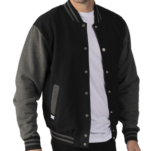 Chaqueta Varsity de Lona con Parches Personalizados de la Mejor Calidad, con Logotipo Bordado, Ecológica, para Hombre, Invierno - Product Image 6