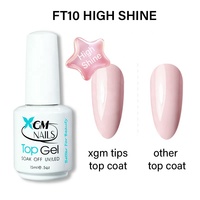 XGM NAILS Super Anti-friction et Anti-chute Top Coat UV Gel de finition Gel de scellement Gel de finition Guangzhou Baiyun Fournisseur OEM ODM Logo