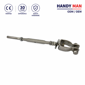 Sistema de Línea de Vida Horizontal, Tensor de Cable de Acero Inoxidable con Indicador, Embalado en Caja, Resistencia a la Rotura de 30kN, Compatible con Cuerda de 8mm HM - Product Image 1