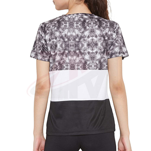 Camiseta Básica de Algodón para Mujer, Cuello Redondo, Corte Regular, Tela Ligera y Suave, Informal, para Uso Diario, Prenda Esencial de Verano - Product Image 3