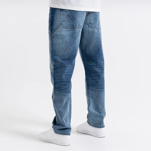 Jeans Daily Move pour garçons, effet usé, coupe régulière, décontractés, respirants, séchage rapide, écologiques, légers, tissu Spandex/Coton - Product Image 2