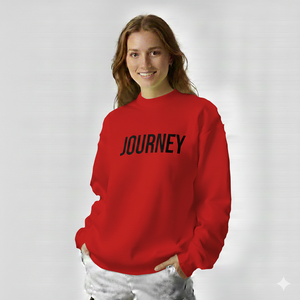 Sudadera de cuello alto holgada para mujer, de tejido polar suave, estampada, moderna, informal, para invierno. - Product Image 2