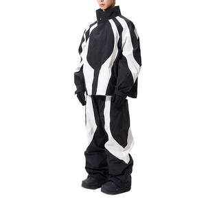 2026 High Quality Customizable Nylon Polyester Short Jacket Printed Two-Piece Reversible Windbreaker Track Suit Set Plus Size - Product Image 1
