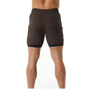 Pantalones cortos deportivos para hombre 100% poliéster, casuales, de verano, ajustados, para playa, para correr, de secado rápido, para gimnasio, para hacer ejercicio. - Product Image 6