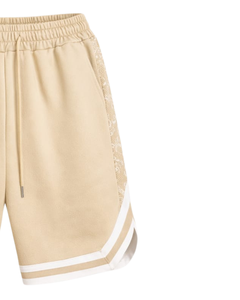 Pantalones Cortos de Baloncesto para Hombre, Color Beige Blanco, Transpirables, de Secado Rápido, para Deportes, Gimnasio, Entrenamiento, Correr, Fabricante OEM Personalizado - Product Image 2