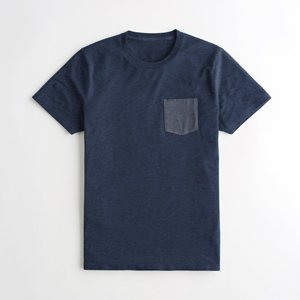 T-shirts pour hommes de haute qualité 100% coton, style simple avec poche avant, streetwear, vente de t-shirts de haute qualité 210 g/m² - Product Image 1