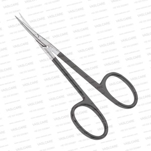 Ciseaux dentelés Devine (10,5 cm) – Ciseaux chirurgicaux courbés à pointes affûtées avec lame inférieure pour la dissection tissulaire - Product Image 4