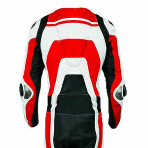 ชุดมอเตอร์ไซค์หนังวัวแท้คุณภาพสูง พิมพ์ลาย ป้องกันรังสียูวี กันน้ำ ระบายอากาศ กันลม เหมาะสำหรับการแข่งรถ - Product Image 5