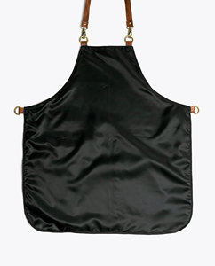 Cape de coiffure à motif géométrique bleu, tablier textile à taille ajustable pour coiffeurs - Product Image 2