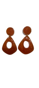 ต่างหูเรซินสีแดงสไตล์นางฟ้าที่ทันสมัยสำหรับสุภาพสตรีต่างหูเรซิน - Product Image 2